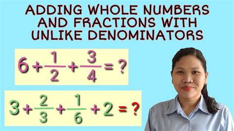 odd fraction|adding fractions with whole numbers.